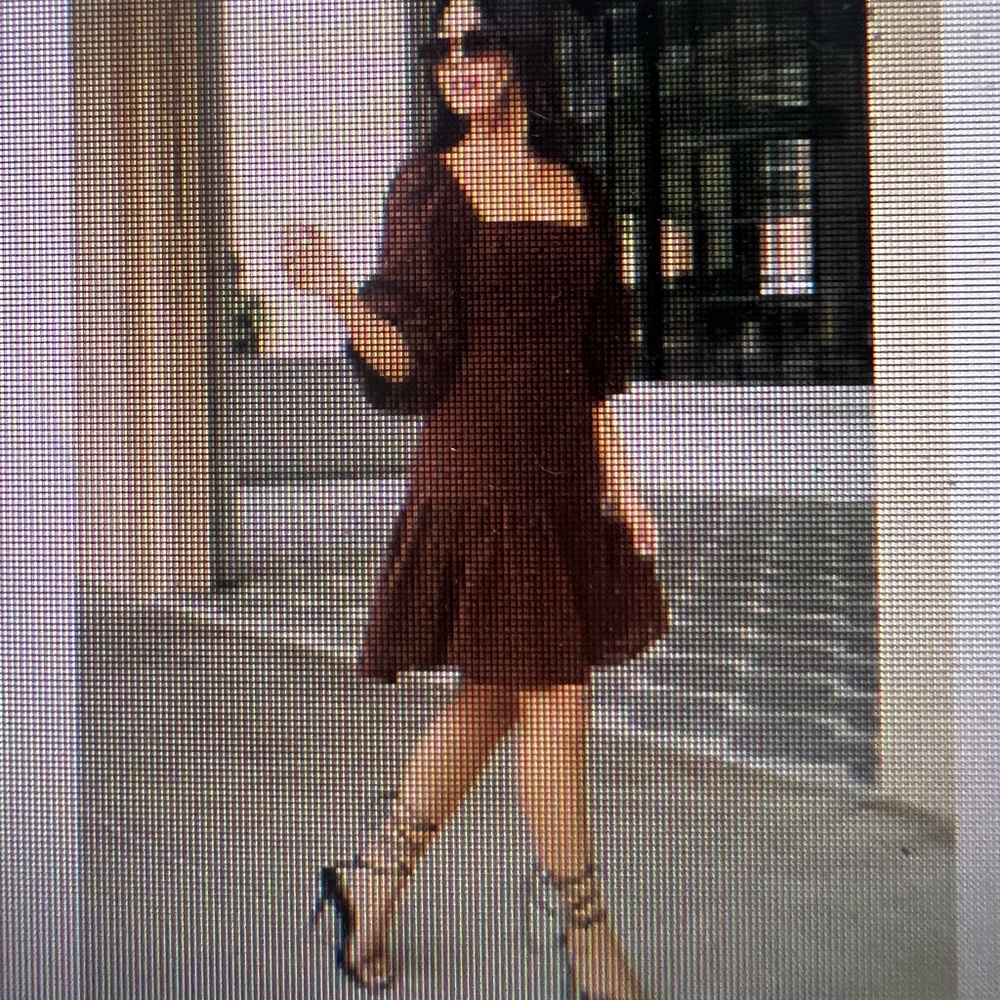 Express NWT eyelet ruffle mini dress 12